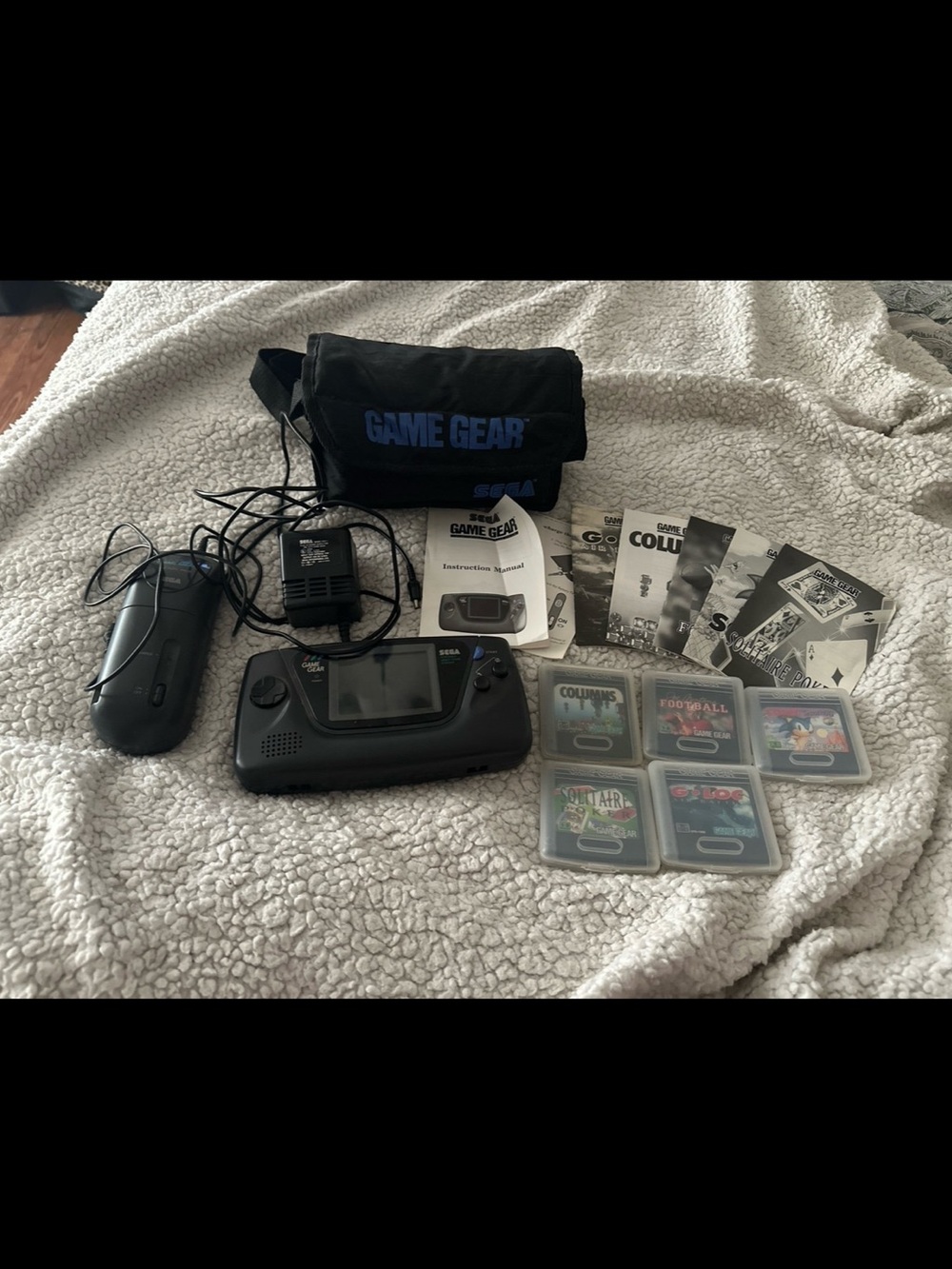 SEGA Game Gear Console with Games and Accessories